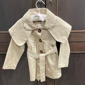 Kids Beige Trench Coat